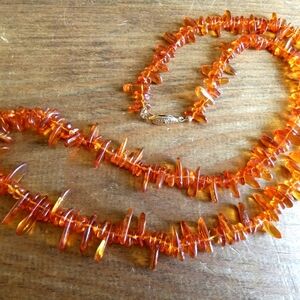 Amber Beaded Necklace